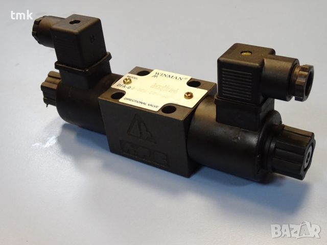 Хидравличен разпределител WINMAN DFA-02-3C2-D24-35C-3L directional valve 24VDC, снимка 3 - Резервни части за машини - 45728443