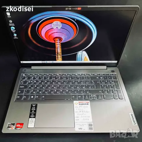 Лаптоп LENOVO - IDEAPAD 3 15ALC6 15,6 Инча, снимка 1 - Лаптопи за дома - 49236698