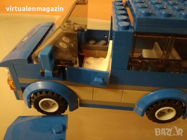 Конструктор Лего - Lego Town 60117 - Van & Caravan, снимка 6 - Конструктори - 45701853