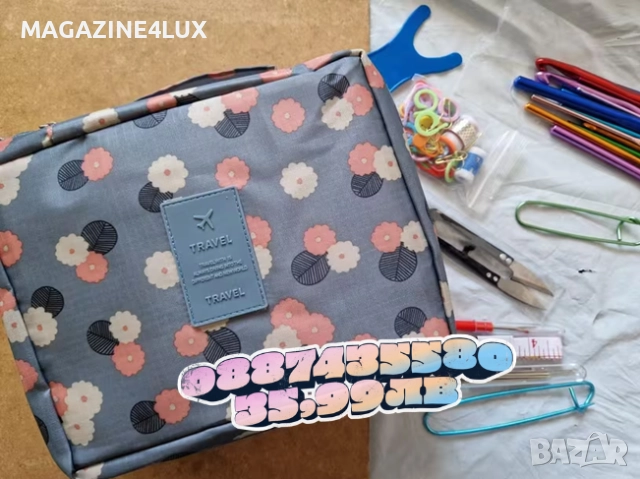 Комплект аксесоари за плетене, 107 части, 14 алуминиеви куки – Пълен сет за начинаещи и напреднали, снимка 5 - Други - 52550323