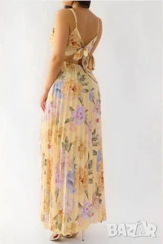 дълги флорални рокли , снимка 2 - Рокли - 50874475