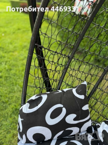 Люлка градинска висяща люлка тип гнездо,яйце–Промоция!, снимка 3 - Градински мебели, декорация  - 52232082