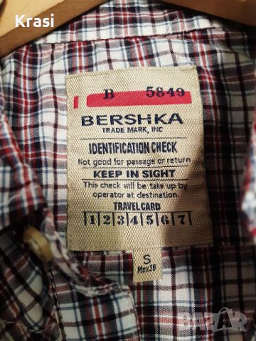 Мъжка риза на Bershka, снимка 5 - Ризи - 45175028