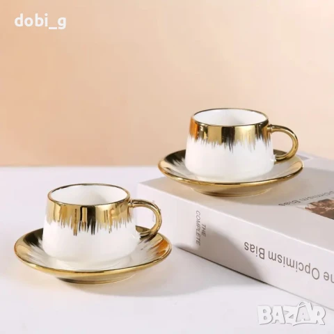 Сервиз 12 части за еспресо от порцелан, снимка 1