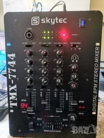 Digital bmp stereo mixer Skytec TMX-7744, снимка 2 - Ресийвъри, усилватели, смесителни пултове - 46226287
