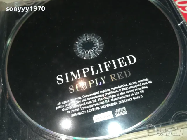 SIMPLY RED-CD 0803251922, снимка 14 - CD дискове - 49415340