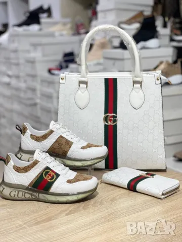 дамски маратонки, портмоне и чанта/ раница gucci, снимка 2 - Чанти - 46818779