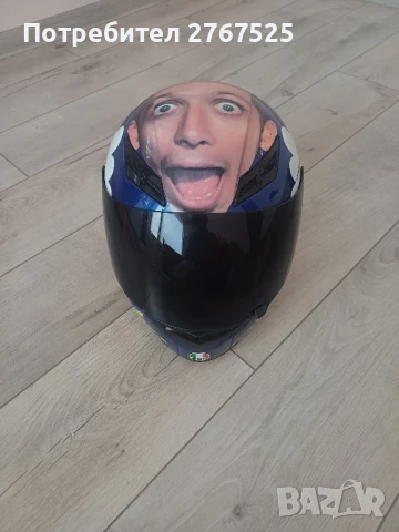 Колекционерска Лимитирана Agv K-3 L Valentino Rossi мото каска Роси 
