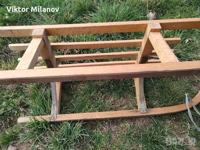 Дървена шейна, снимка 8 - Зимни спортове - 53947896