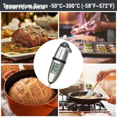 ThermoPro TP02S Дигитален термометър за готвене със супер дълга сонда, снимка 6 - Други - 53721223