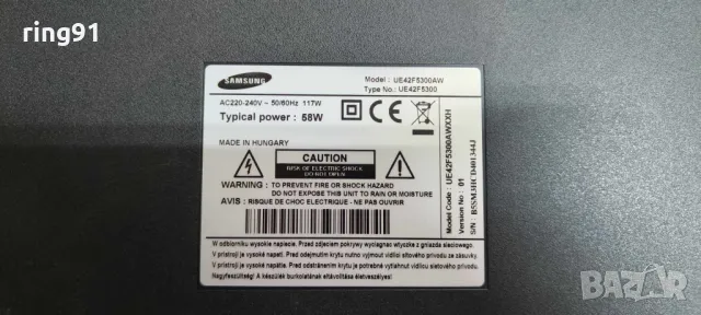 T-Con - 50T11-C02 T500HVN05.0 CTRL BD TV Samsung UE42F5300AW, снимка 4 - Части и Платки - 46836260