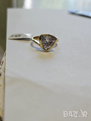 Златен женски пръстен 585/14к 6гр, снимка 2 - Пръстени - 51531922