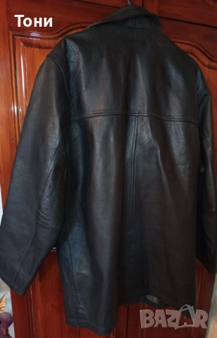 Ново Мъжко Зимно Яке Изцяло от Естествена Кожа L, снимка 14 - Якета - 53186347