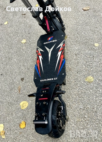 Електрическа тротинетка Quickwheel Explorer 6000W 60V 50Ah, снимка 4 - Велосипеди - 52336913