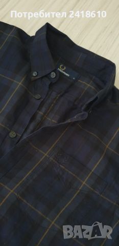 Fred Perry Cotton Slim Fit Mens Size M НОВО! ОРИГИНАЛ! Мъжка Риза!, снимка 1 - Ризи - 46770023