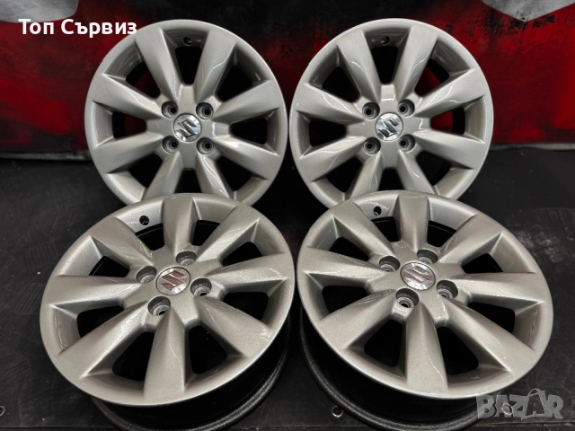 Оригинални алуминиеви джанти за Сузуки ( Suzuki ), 15 цола, 4х100, снимка 4 - Гуми и джанти - 53936493