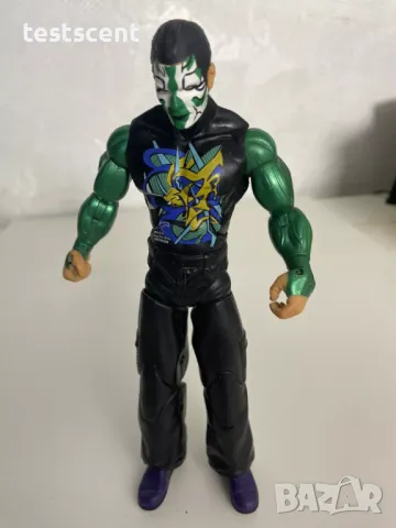 Екшън фигура TNA Jeff Hardy Deluxe Impact Джеф Харди Делюкс играчка WWE, снимка 6 - Колекции - 48747682