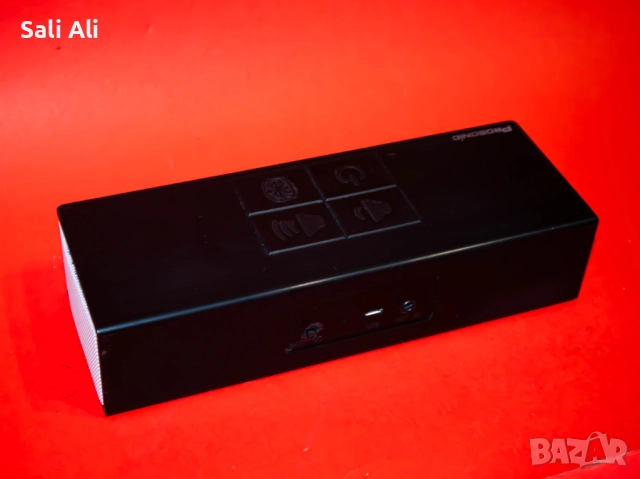Prosonic BT-18 преносима Bluetooth колонка с USB, AUX и FM радио, снимка 2 - Bluetooth тонколони - 51795578