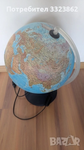 Географски глобус светещ, снимка 6 - Декорация за дома - 53780849