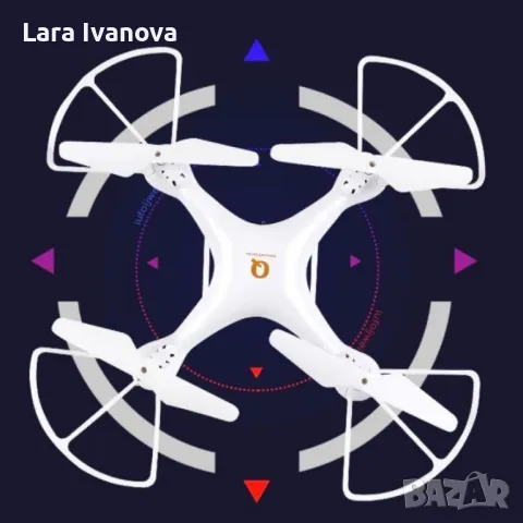 Висококачествен дрон с дистанционно управление X12 - DRON X12, снимка 2 - Дронове и аксесоари - 48202005