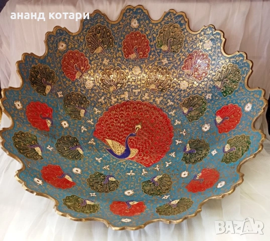 Плодова купа от месинг, снимка 3 - Декорация за дома - 38387573