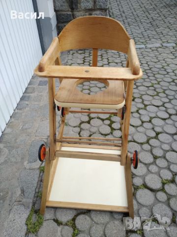 Ретро комбинирано детско столче , снимка 4 - Столчета за хранене - 45270602