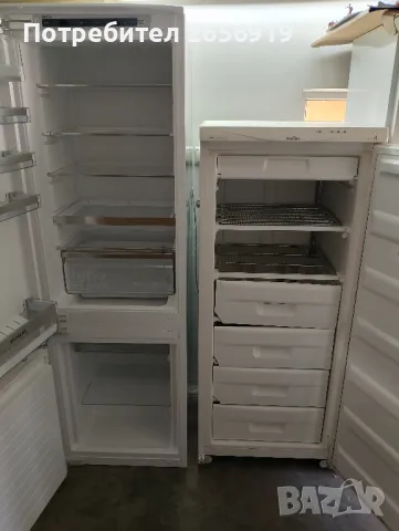 Хладилник с фризер AEG, снимка 5 - Хладилници - 48425216