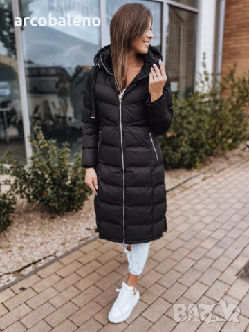 Дамско зимно ватирано яке с качулка MENSI, 3цвята , снимка 7 - Палта, манта - 52502285