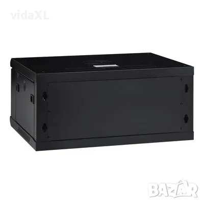 vidaXL 4U Сървърен шкаф за стенен монтаж, 19", IP20, 600x450x285 мм(SKU:30164), снимка 4 - Други - 48987095