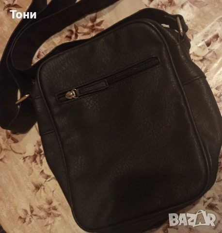 Нова Кожена Мъжка Чанта