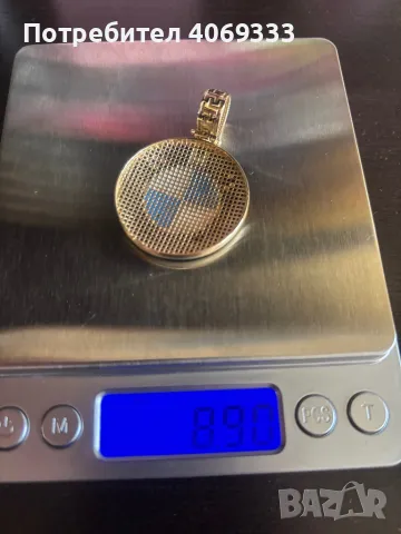Златна висулка БМВ 14к 8.88гр, снимка 2 - Пръстени - 49335091
