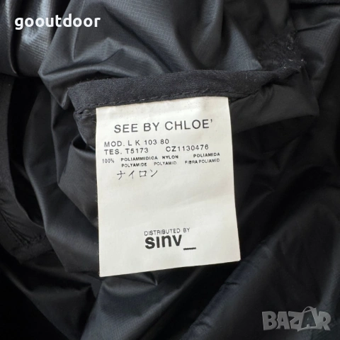 See by Chloé Ripstop Trench Coat (IT44), снимка 6 - Палта, манта - 53777980