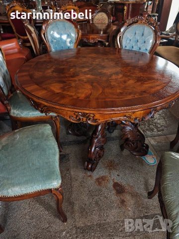 Ексклузивен трапезен комплект , снимка 9 - Маси - 53641243