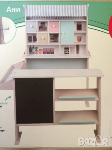 Чисто нов дървен магазин., снимка 2 - Играчки за стая - 52770399