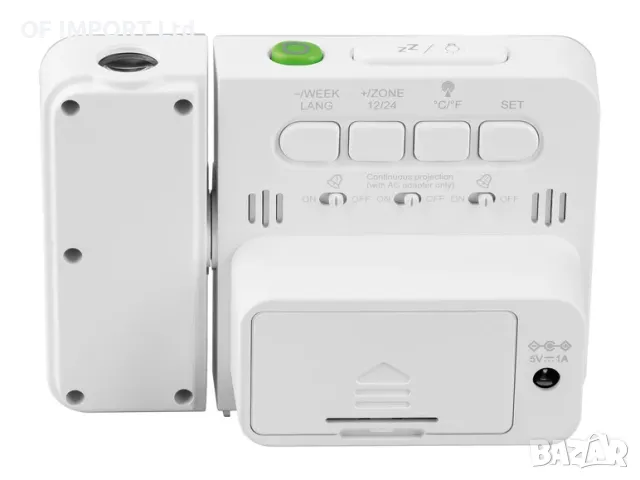 Радиоуправляем Прожекционен Будилник с LCD дисплей AURIOL, снимка 9 - Други стоки за дома - 49846476