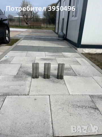 Duofix палисада Semmelrock 9,4 x 6 x 25, цвят: сив