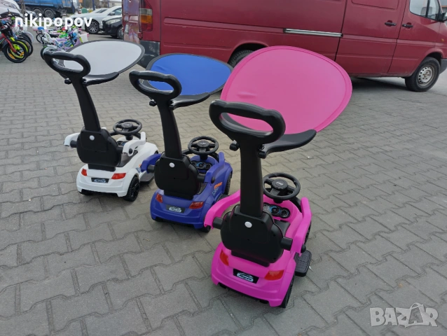 MONI Кола за бутане с дръжка Victory 2в1, снимка 8 - Коли, камиони, мотори, писти - 53564924