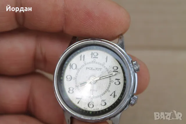 СССР мъжки ръчен часовник ''Полет звънец'', снимка 2 - Мъжки - 49651918