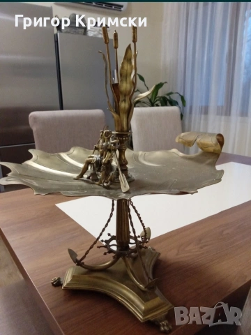 Свещник Нептун от 1929г., снимка 5 - Декорация за дома - 53757247