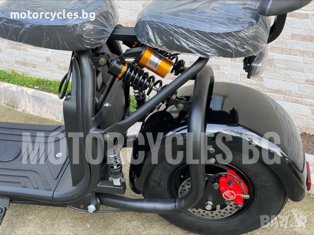 Електрически скутер -BIG CITY HARLEY X7 ULTRA 1500W 60V 13AH С LED ФАР, снимка 3 - Мотоциклети и мототехника - 45750047