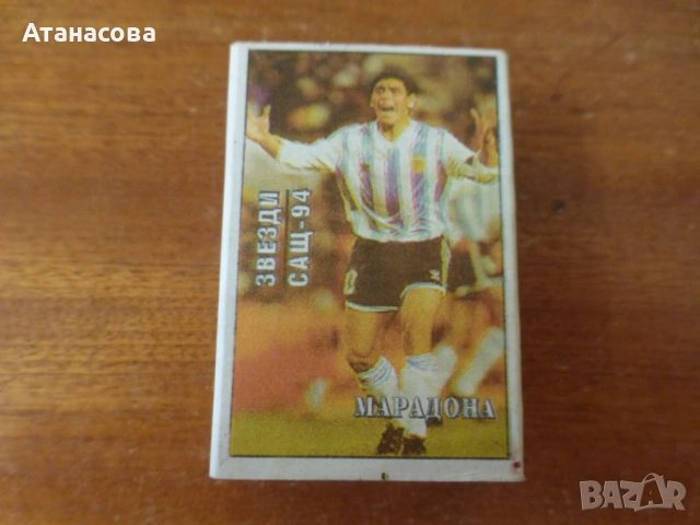 Кибрити с футболисти 8 бр "Звезди САЩ 94", снимка 4 - Колекции - 53651287