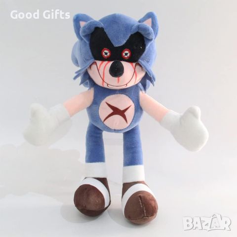 Плюшена играчка Соник 2, Син, Sonic, 30cm, снимка 1 - Плюшени играчки - 45552467