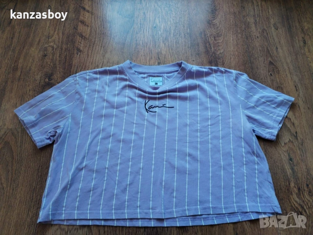 Karl Kani womens crop T-Shirt - страхотна мъжка тениска L КАТО НОВА, снимка 6 - Тениски - 53643462