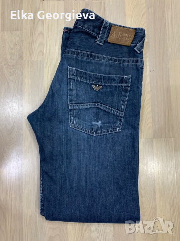 Оригинални мъжки дънки Armani Jeans , снимка 11 - Дънки - 45026044