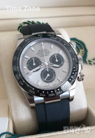 Rolex Cosmograph Daytona 40mm White Gold Grey Dial Ceramic Automatic Различни Варианти, снимка 4 - Мъжки - 48183485