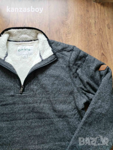 orvis - ДЕБЕЛО мъжко горнище КАТО НОВО L, снимка 3 - Блузи - 52654423