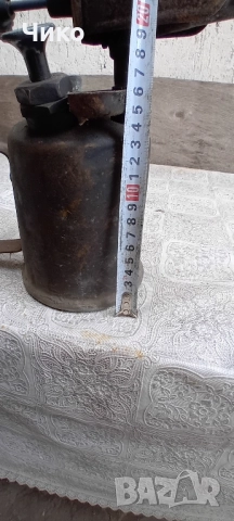 Стара бронзова бензинова лампа, снимка 11 - Антикварни и старинни предмети - 52056360