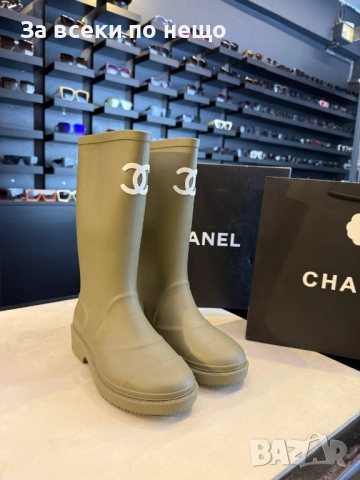 Chanel Дамски Зимни Ботуши Шанел - Налични Различни Цветове Код SK362, снимка 4 - Дамски ботуши - 52668117