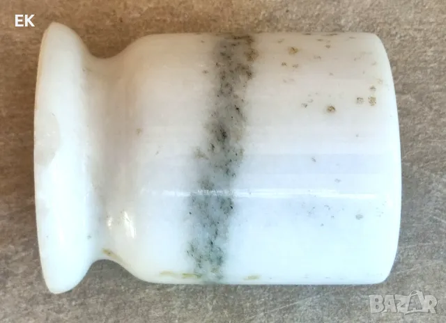 Мраморен пепелник с етикет + мраморна вазичка (свещник), снимка 9 - Декорация за дома - 49414072