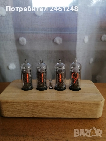 Лампов часовник, снимка 4 - Друга електроника - 51158094